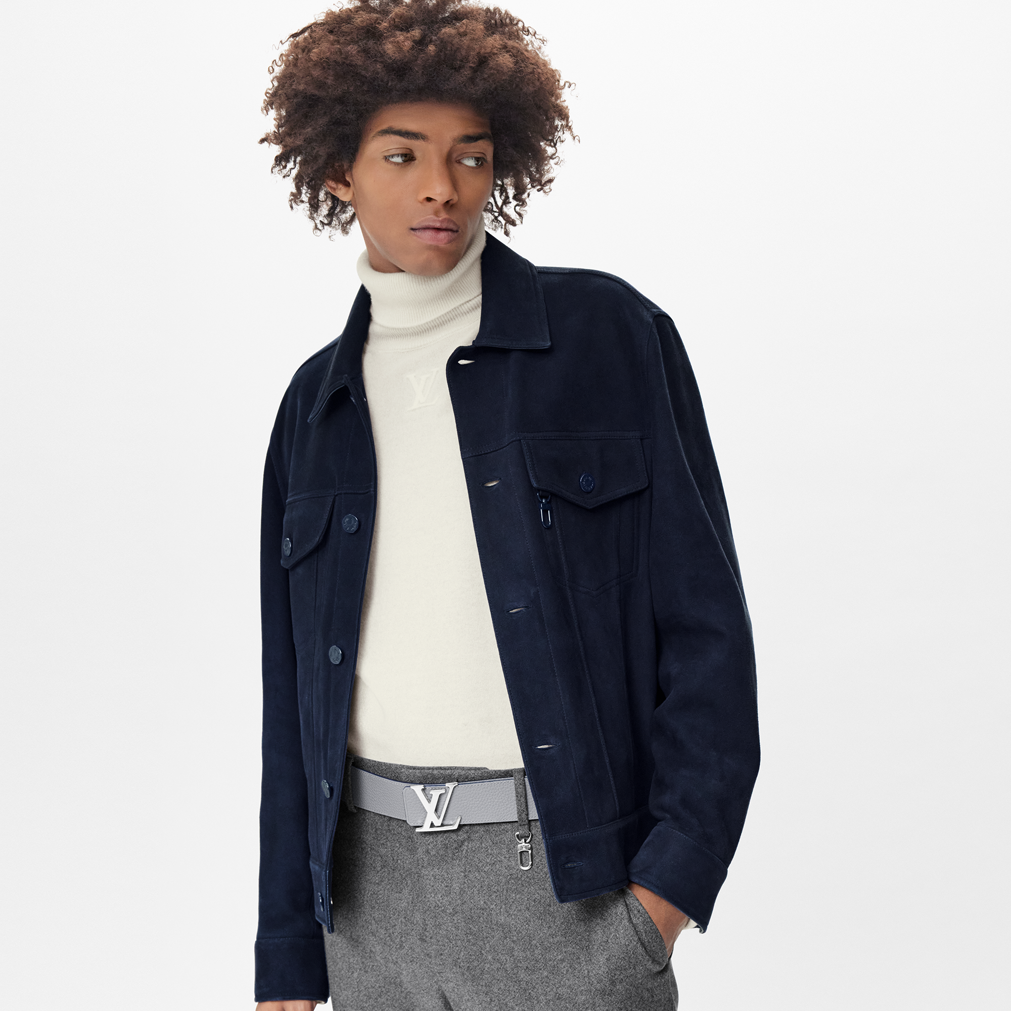 Cinturón reversible LV Initiales Taurillon de 4 cm Piel Taurillon Hombre Accesorios Nuevo esta temporada | LOUIS VUITTON (Zoom de producto)